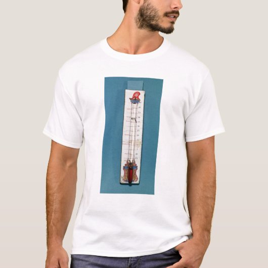 Thermometer übergestiegen mit einer phrygian Mütze T-Shirt (Vorderseite)