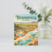 Thermopolis USA Postkarte (Stehend Vorderseite)
