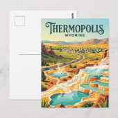Thermopolis USA Postkarte (Vorne/Hinten)