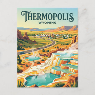 Thermopolis USA Postkarte