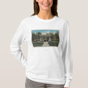 Thermopolis, WY - Ansicht von Washakie Brunnen T-Shirt