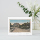 Thermopolis, WY - Blick auf den großen Horn-Fahrwe Postkarte (Stehend Vorderseite)