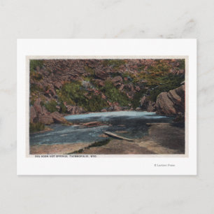 Thermopolis, WY - Hot Springs View Postkarte