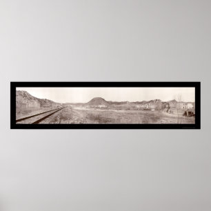 Thermopolis WY Springs Foto 1918 Poster