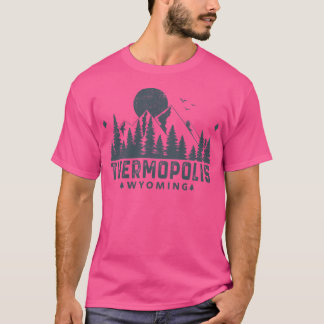 Thermopolis Wyoming Mountain View T-Shirt