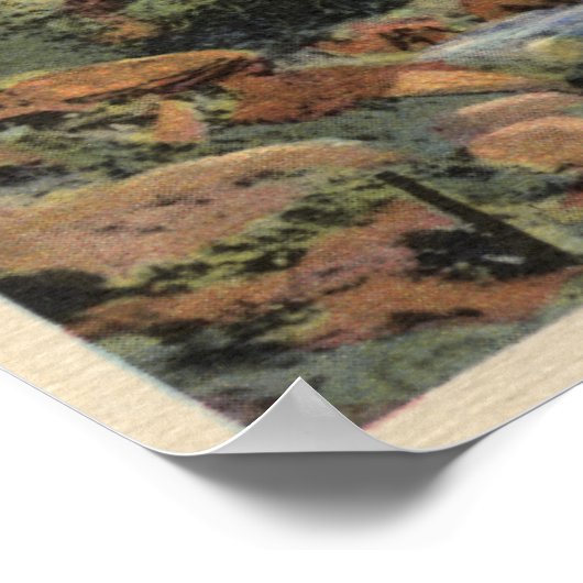 Thermopolis, Wyoming Poster (Ecke)