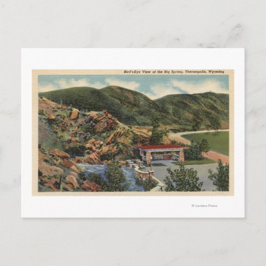 Thermopolis, Wyoming Postkarte (Vorderseite)