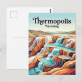 Thermopolis Wyoming Postkarte (Vorne/Hinten)