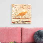 Thermopolium, das Phoenix und Inschrift darstellt Leinwanddruck (Insitu (Wohnzimmer))