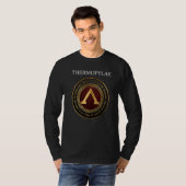 Thermopylae-Epitaph spartanische Geschichte Lambda T-Shirt (Vorne ganz)
