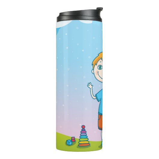 -Thermosbecher Thermosbecher (Nach links gedreht)