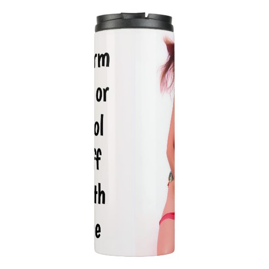 Thermosbecher | warm oder cool mit mir (Rückseite)