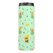 Thermosflasche mit Bienen und Glückskäfer Thermosbecher (Rückseite)