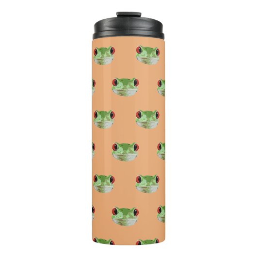 Thermosflasche mit Druck des Froschs Thermosbecher (Vorderseite)