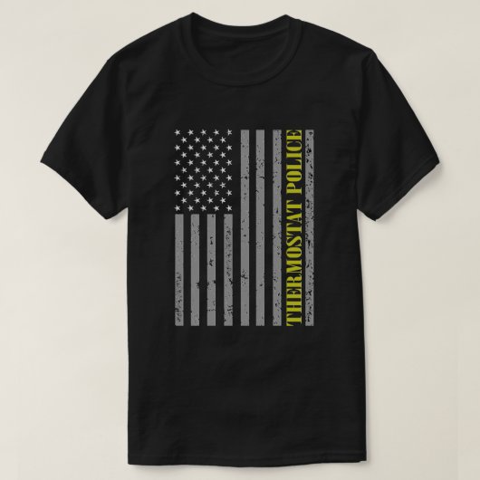 Thermostat-Polizei T-Shirt (Design vorne)