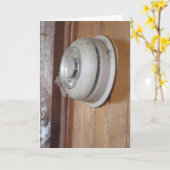 "Thermostat tropft" - Gute Karte (Gelbe Blume)