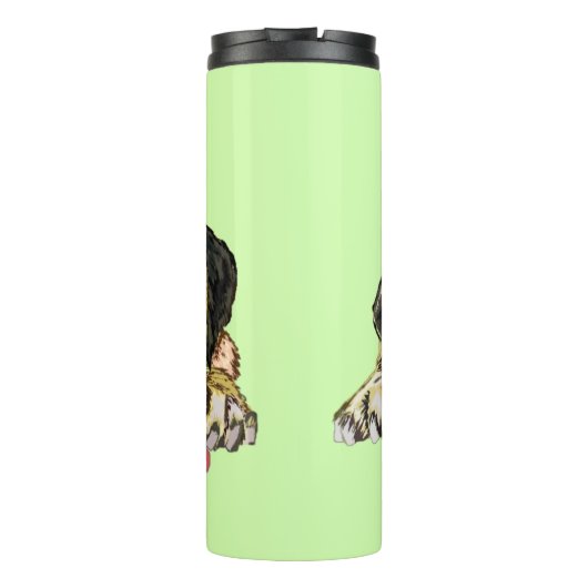 Thermostatisierer mit Mops-Hund Thermosbecher (Rückseite)