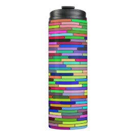 Thermostumpfer Streifen Thermosbecher