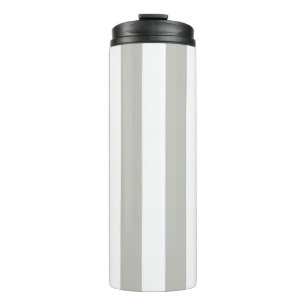 Thermotumbler Grau & Weiß gestreift Thermosbecher
