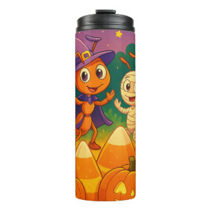Thermotumbler - Halloween-Ameisen-Party Thermosbecher