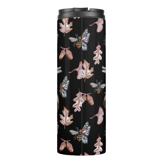 Thermotumbler-Natur-Druckmuster Thermosbecher (Rückseite)