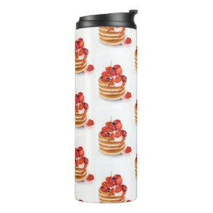 Thermotumbler Pfannkuchen Frühstück Thermosbecher
