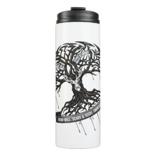 Thermotumbler-Stärke Durch Schmerz Motivation Thermosbecher