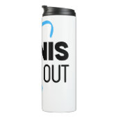 Thermotumbler Tennis Inside Out Thermosbecher (Nach rechts gedreht)