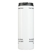 Thermotumbler  thermosbecher (Rückseite)