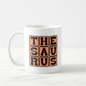 Thesaurus, Buch der Synonyme und Antonyme Kaffeetasse (Links)