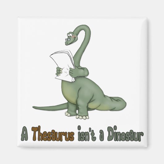 Thesaurus Dinosaur Magnet (Vorne)