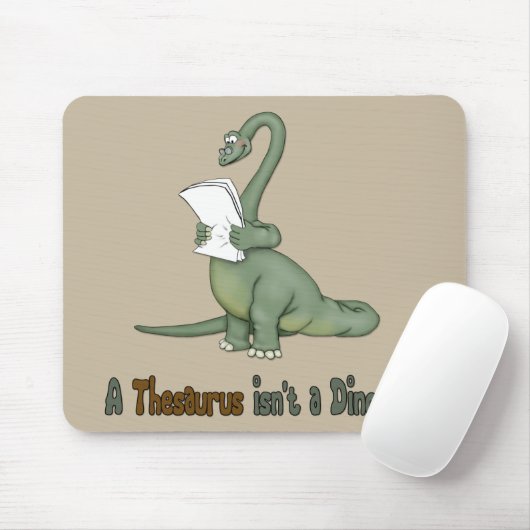 Thesaurus Dinosaur Mousepad (Mit Mouse)