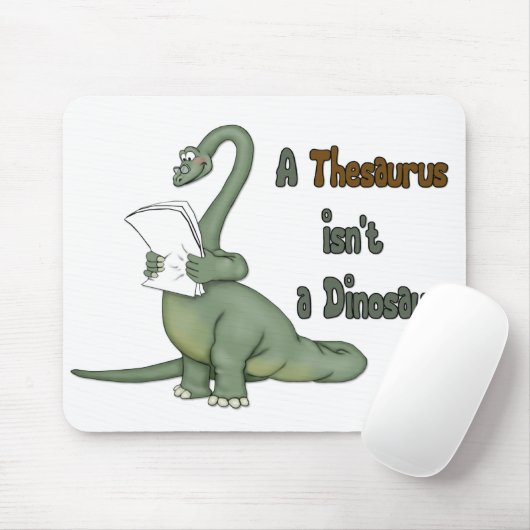 Thesaurus Dinosaur Mousepad (Mit Mouse)