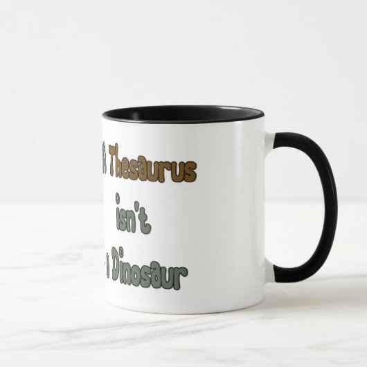 Thesaurus Dinosaur Tasse (Rechts)