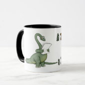 Thesaurus Dinosaur Tasse (Vorderseite Links)