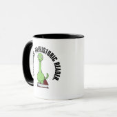 Thesaurus: Ein Dinosaurier, der ein Tasse (Vorderseite Links)
