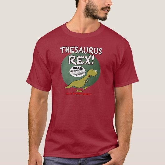 Thesaurus Rex T - Shirt (Vorderseite)