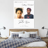 These Kids Are Getting Married Rehearsal Dinner Leinwanddruck (Insitu (Schlafzimmer))