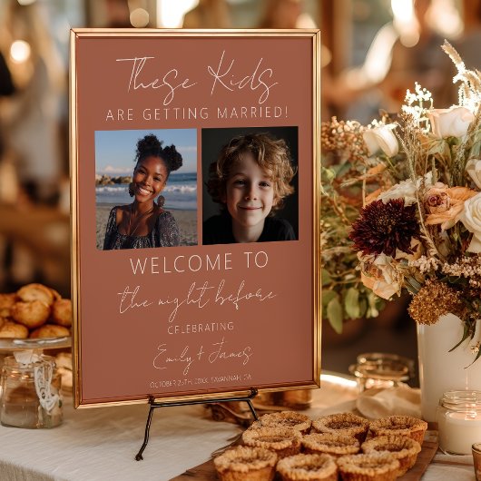 These Kids Are Getting Married Rehearsal Dinner Poster