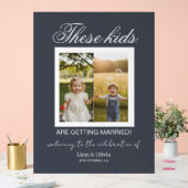 These Kids Are Getting Married Sign These Kids Are Acrylschild (Hochzeit)