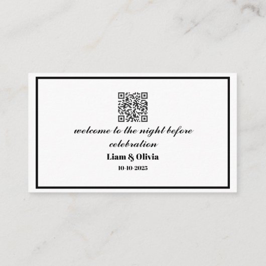 These Kids Are Getting Married The Night Before Begleitkarte (Rückseite)