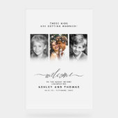 These Kids Are Getting Married Welcome Acrylschild (Vorderseite)