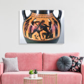 Theseus kämpft gegen den Minotaurus Leinwanddruck (Insitu (Wohnzimmer))