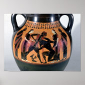 Theseus kämpft gegen den Minotaurus Poster (Vorne)