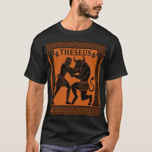 Theseus kämpft gegen Minotaurus Griechische Mythol T-Shirt