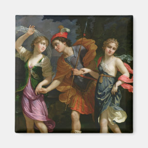 Theseus mit Ariadne und Phaedra Magnet