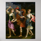 Theseus mit Ariadne und Phaedra Poster (Vorne)