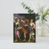 Theseus mit Ariadne und Phaedra Postkarte (Stehend Vorderseite)