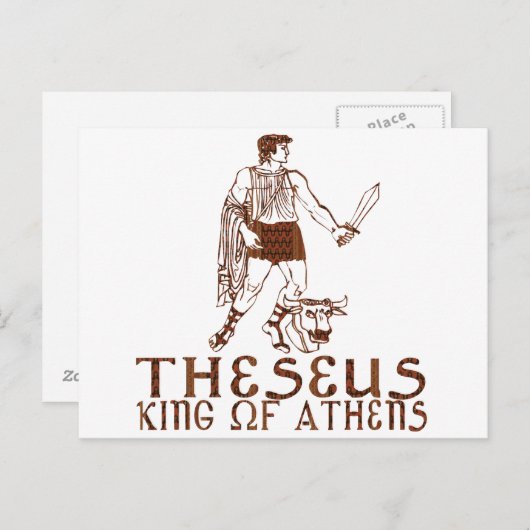 Theseus Postkarte (Vorne/Hinten)