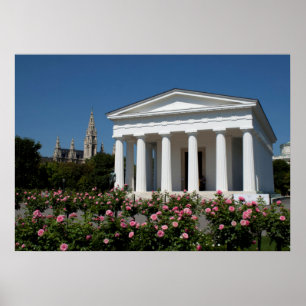 Theseus Tempel Wien Österreich Poster